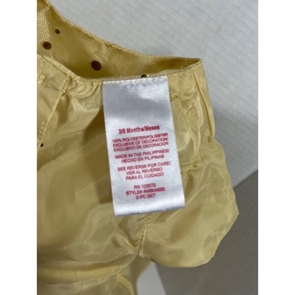 Baby Beri Baby Girl Gold Tulle Sequin Party Dress Size 3 To 6 Months - Picture 8 of 11